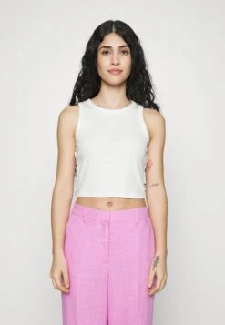 2 Pack - Top - Beige/White 13 2 Pack - Top - Beige/White -Even&Odd f38944284dfc462db65a89307bec8e77