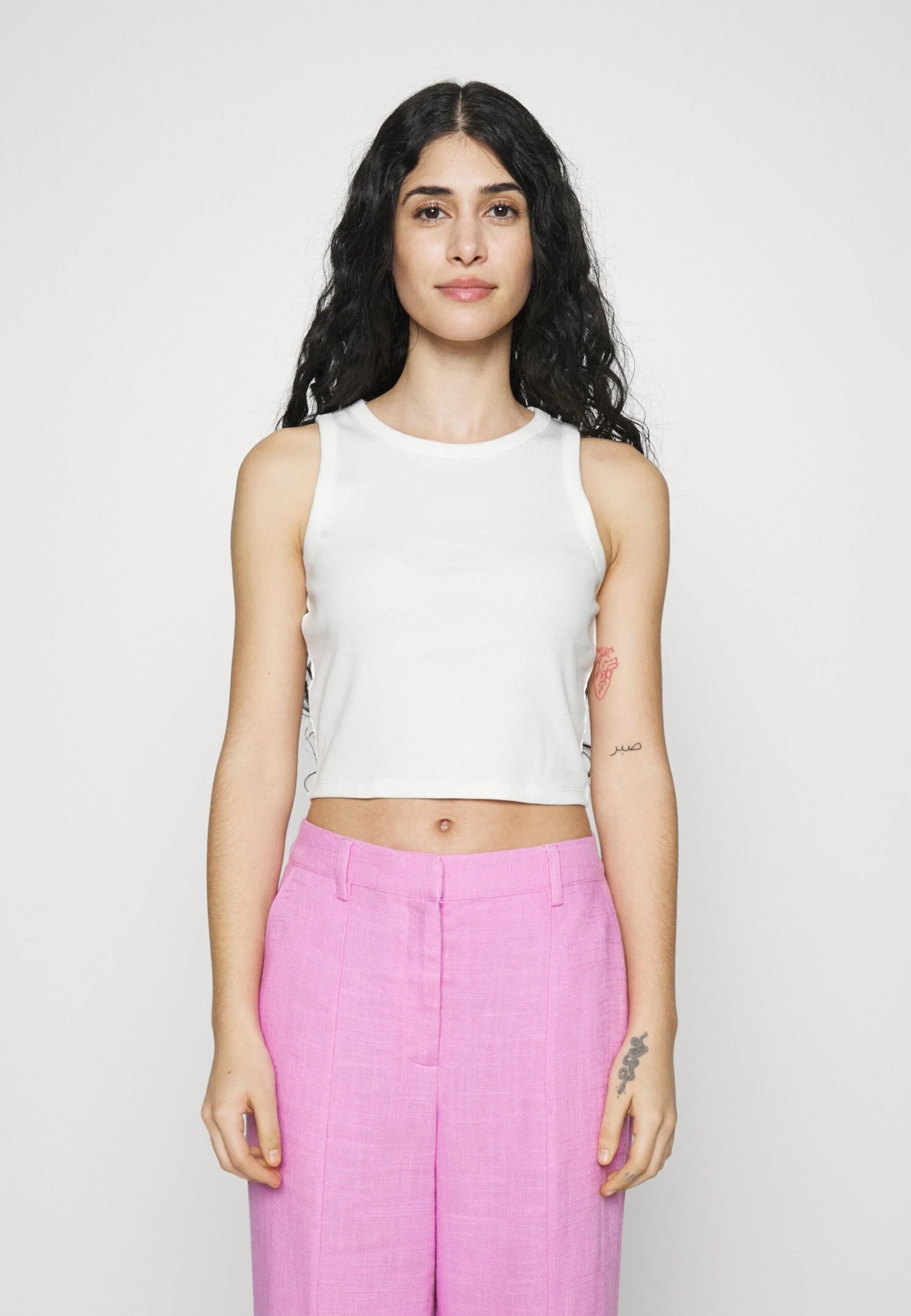 2 Pack - Top - Beige/White 7 2 Pack - Top - Beige/White - Afbeelding 5