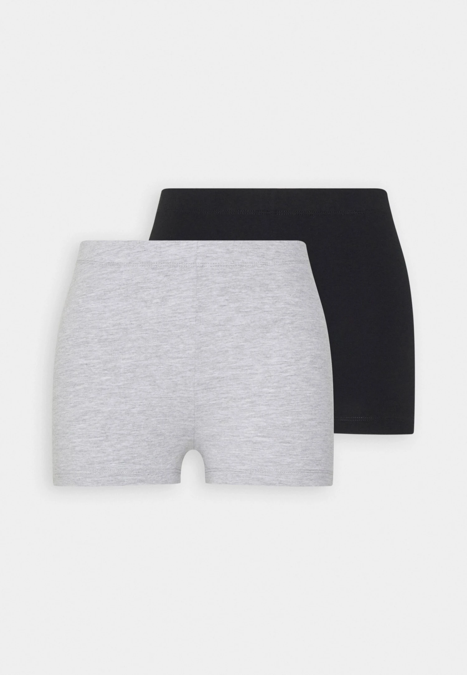 Even&Odd 2 Pack - Shorts - Black/Mottled Light Grey 3 Even&Odd 2 Pack - Shorts - Black/Mottled Light Grey