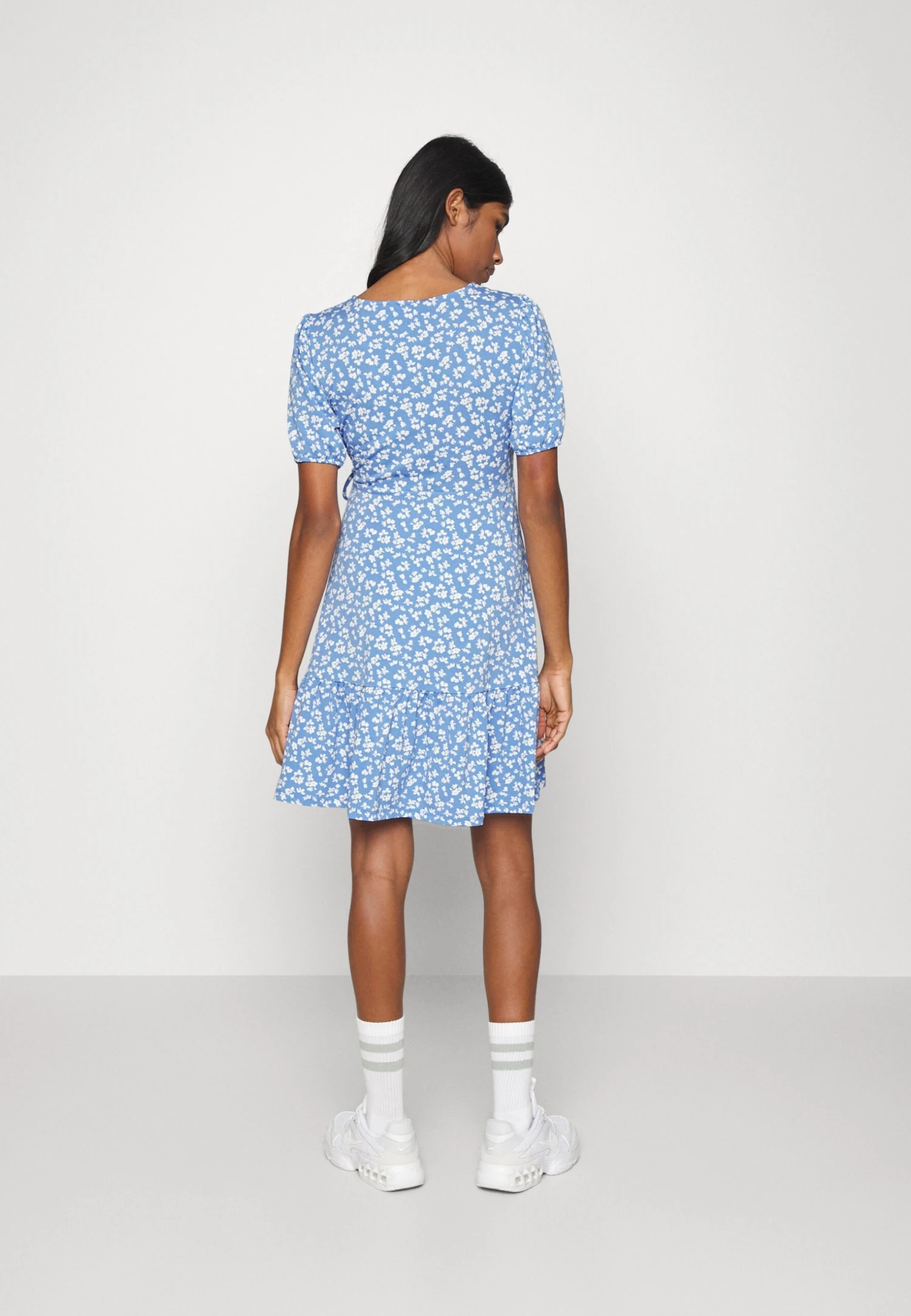 Jerseyjurk - Blue/White 5 Jerseyjurk - Blue/White - Afbeelding 3