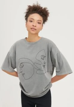 Even&Odd T-Shirt Print - Grey