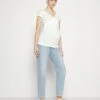 2Pack - T-Shirt Basic - Off-White/ Mottled-Grey