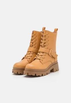 Enkellaarsjes Met Plateauzool - Cognac 10 Enkellaarsjes Met Plateauzool - Cognac -Even&Odd f63ec207ce7e4202a293c7cb9378cf98