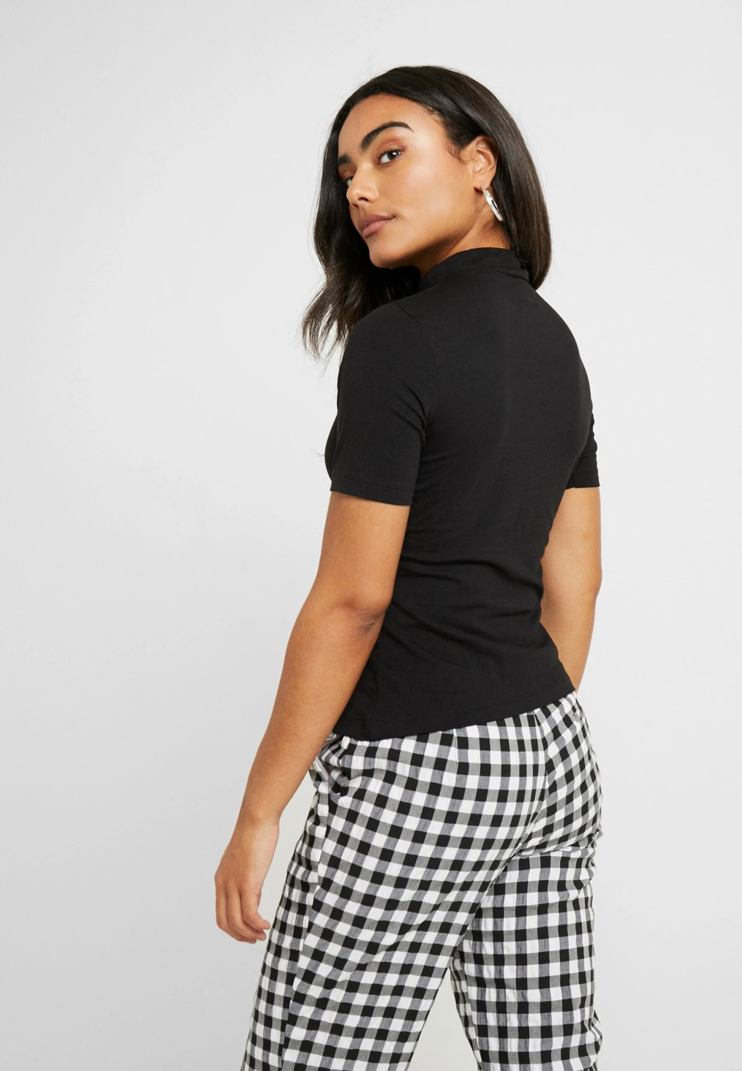 2Er Pack - T-Shirt Basic - White/Black 6 2Er Pack - T-Shirt Basic - White/Black - Afbeelding 4