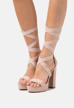 Even&Odd Sandalen Met Plateauzool - Beige