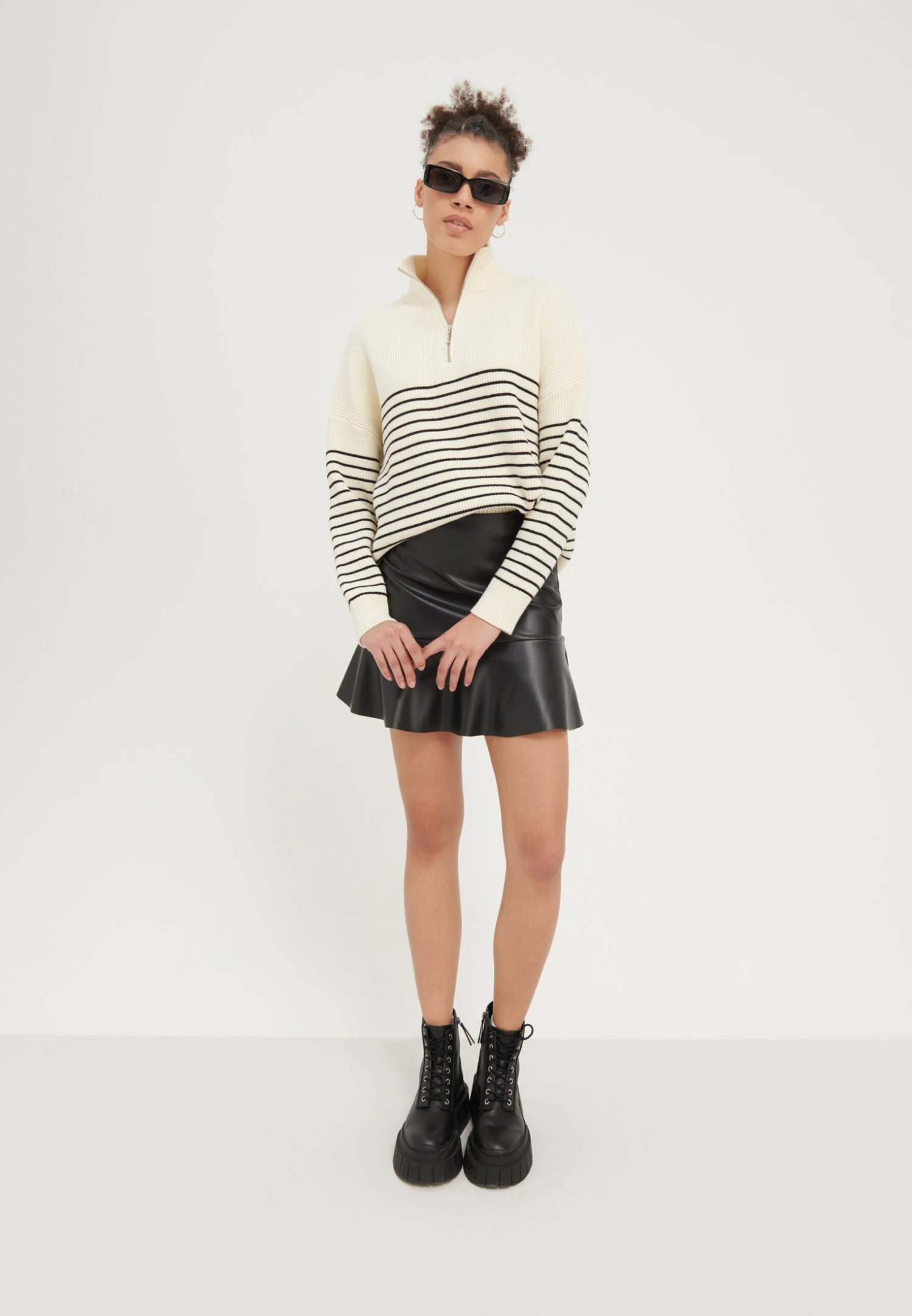 Even&Odd Leren Rok - Black 4 Even&Odd Leren Rok - Black - Afbeelding 2