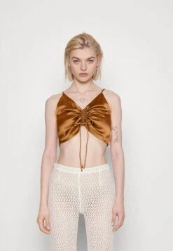 Even&Odd Cami Rushing Front - Top - 708 - Cognac